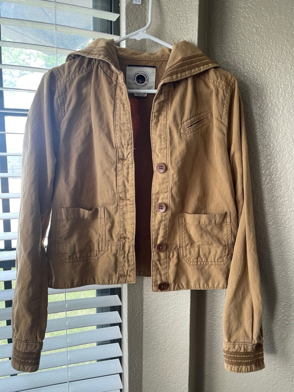 Daughters Of The Liberation Cotton Cropped Sailor Utility Jacket US size 8
